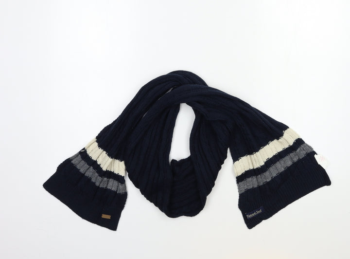 Twisted Soul Womens Blue Striped   Scarf