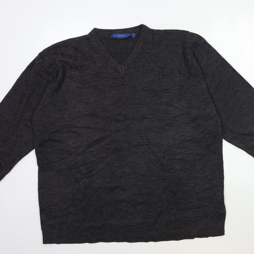 Freeport Mens Green  Knit Pullover Jumper Size L