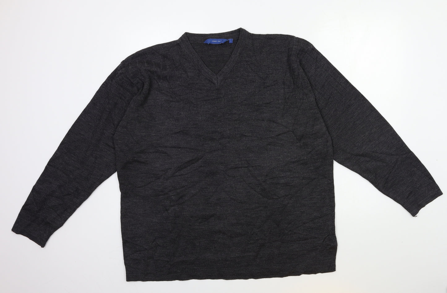 Freeport Mens Green  Knit Pullover Jumper Size L