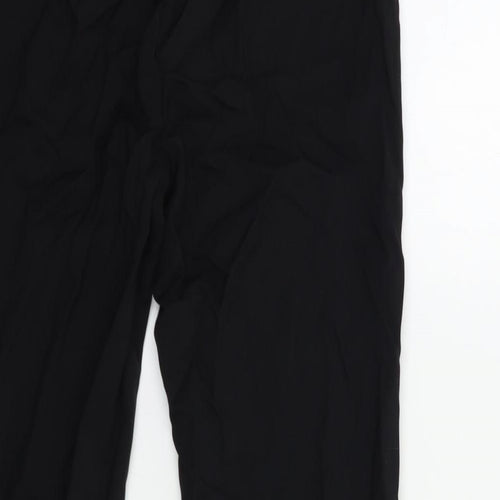 Papaya Womens Black   Trousers  Size 10 L27 in