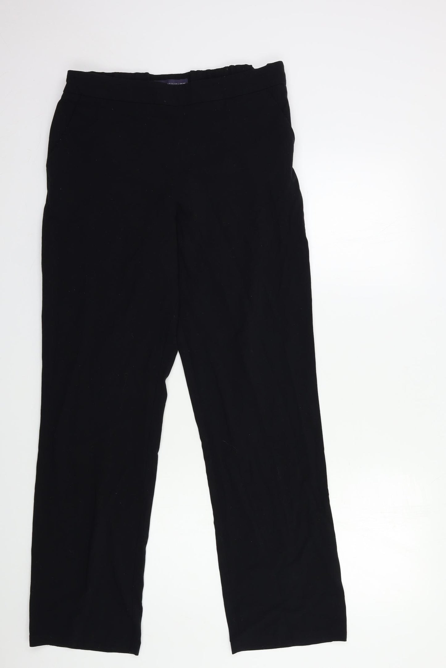Marks and Spencer Womens Black   Trousers  Size 12 L30 in