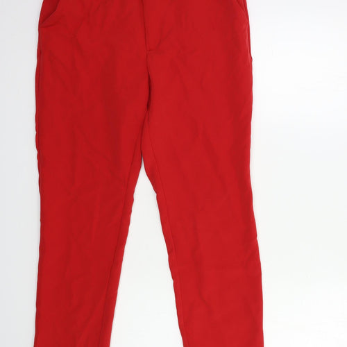 Preworn Womens Red   Trousers  Size 30 in L27 in