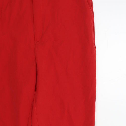 Preworn Womens Red   Trousers  Size 30 in L27 in