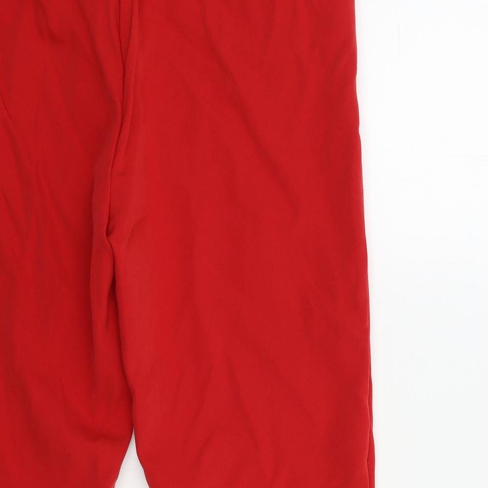 Preworn Womens Red   Trousers  Size 30 in L27 in