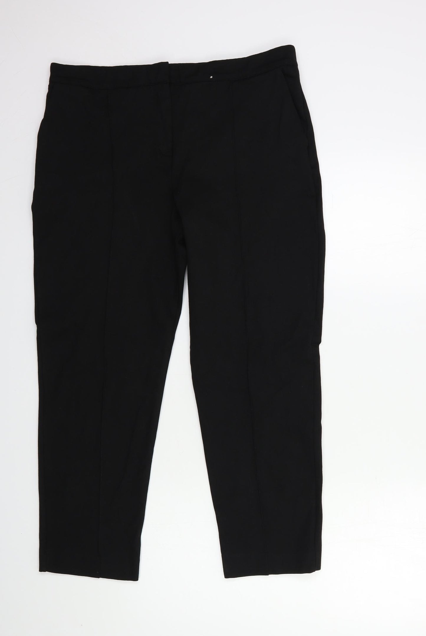 TU Womens Black   Trousers  Size 14 L26 in