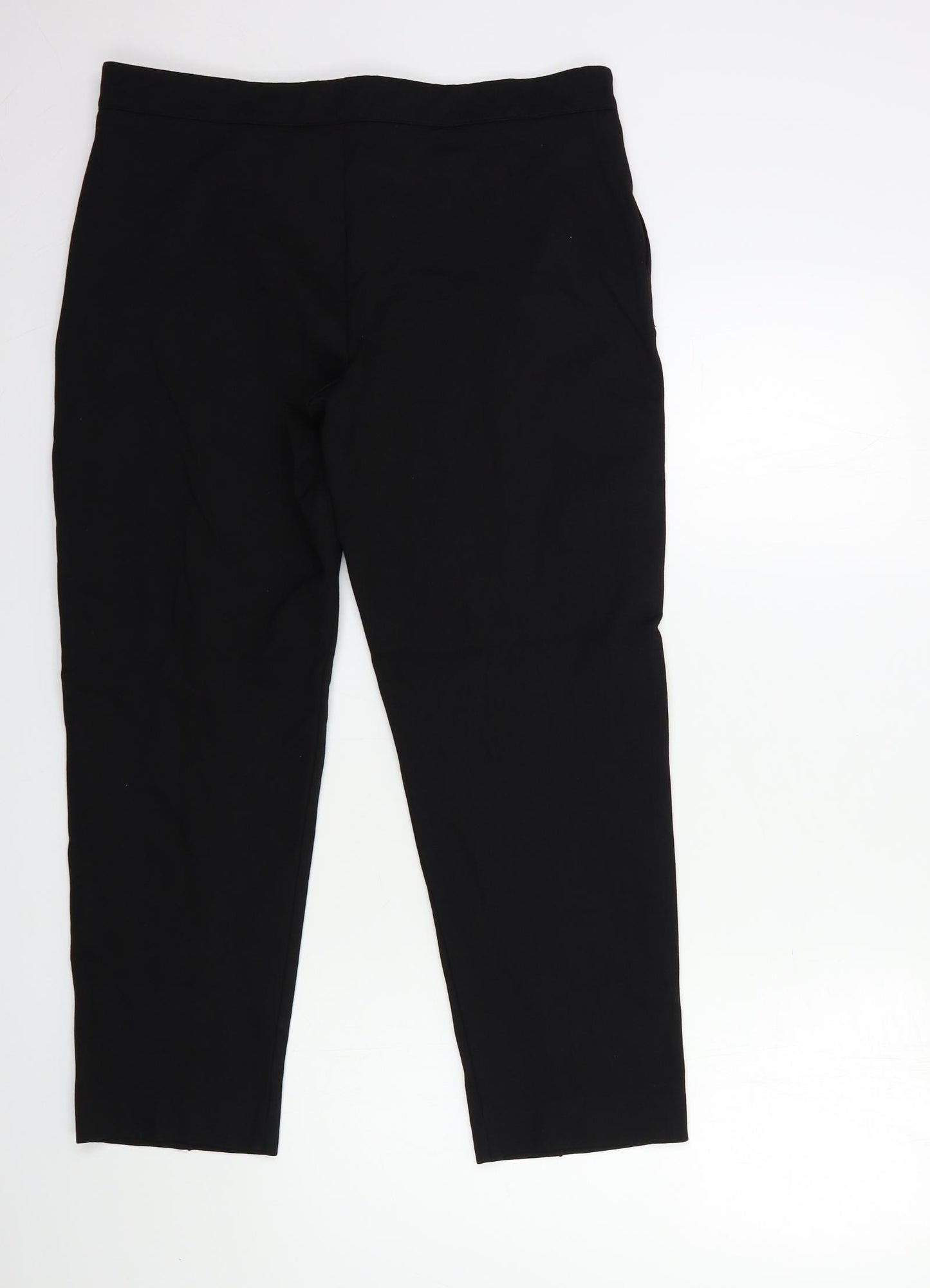 TU Womens Black   Trousers  Size 14 L26 in
