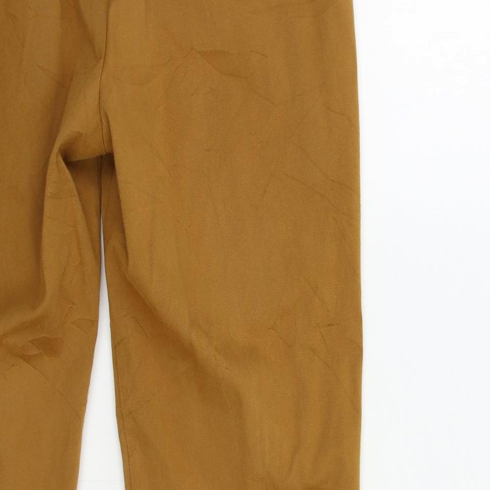 Zara Womens Brown   Trousers  Size S L27 in