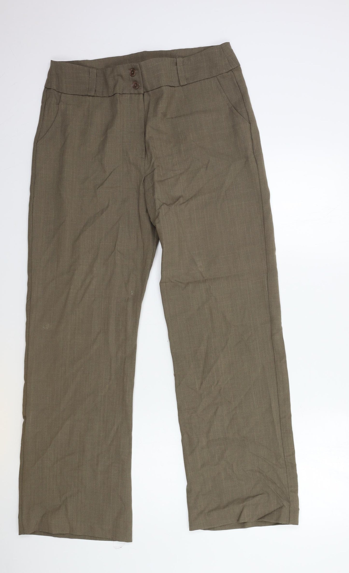 Simon Jefferey Womens Grey   Trousers  Size 14 L31 in