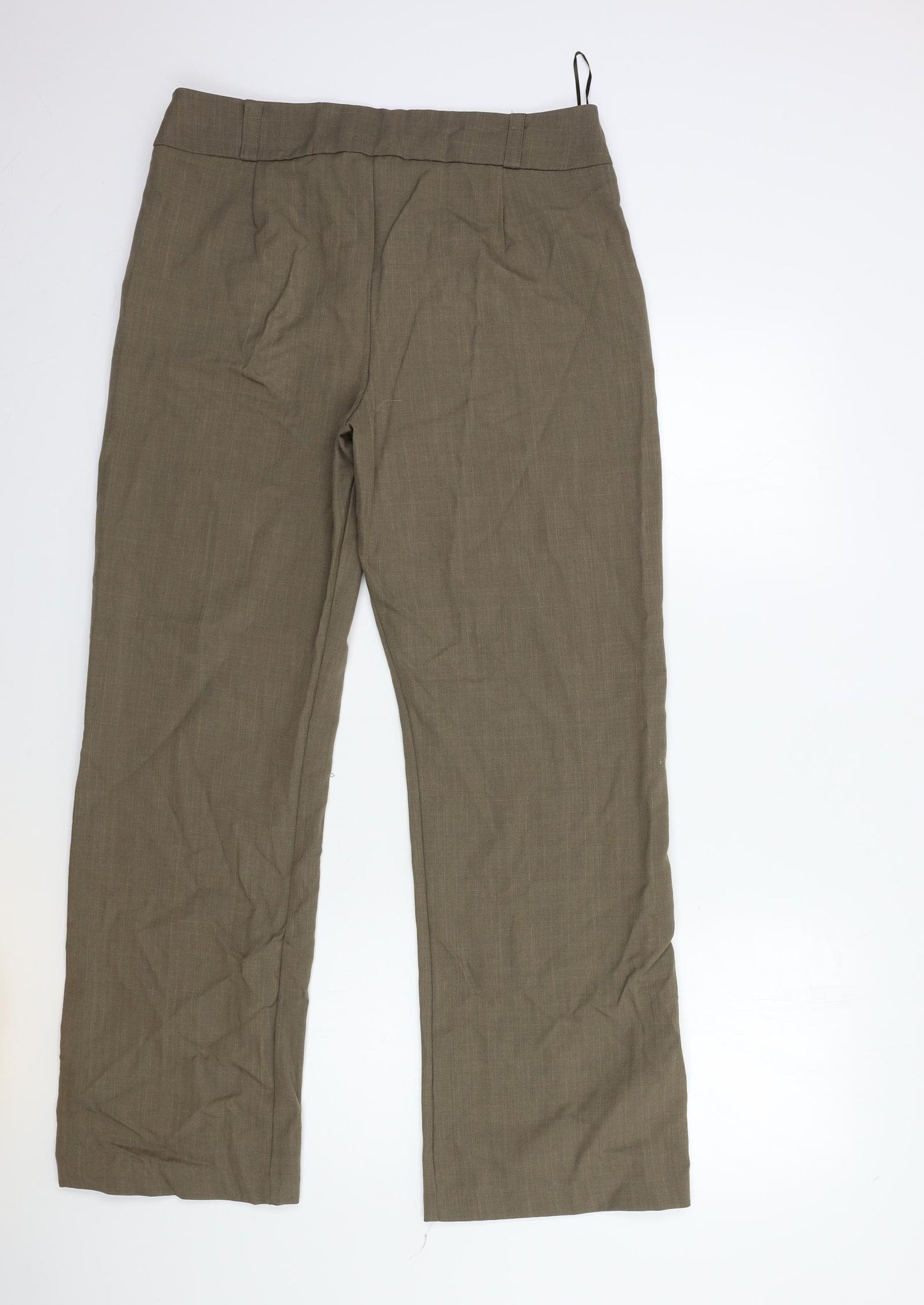 Simon Jefferey Womens Grey   Trousers  Size 14 L31 in