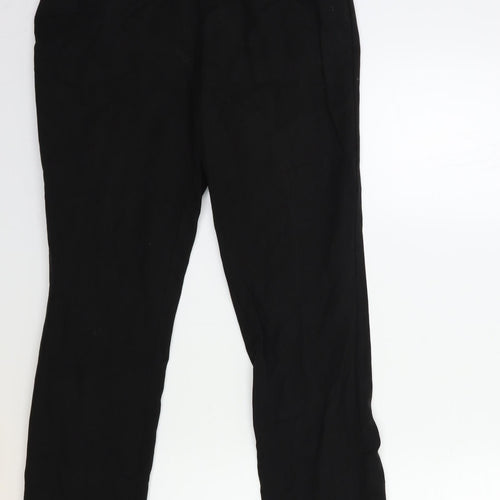Papaya Womens Black   Trousers  Size 10 L28 in