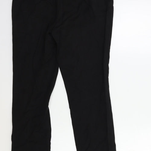 Papaya Womens Black   Trousers  Size 10 L28 in