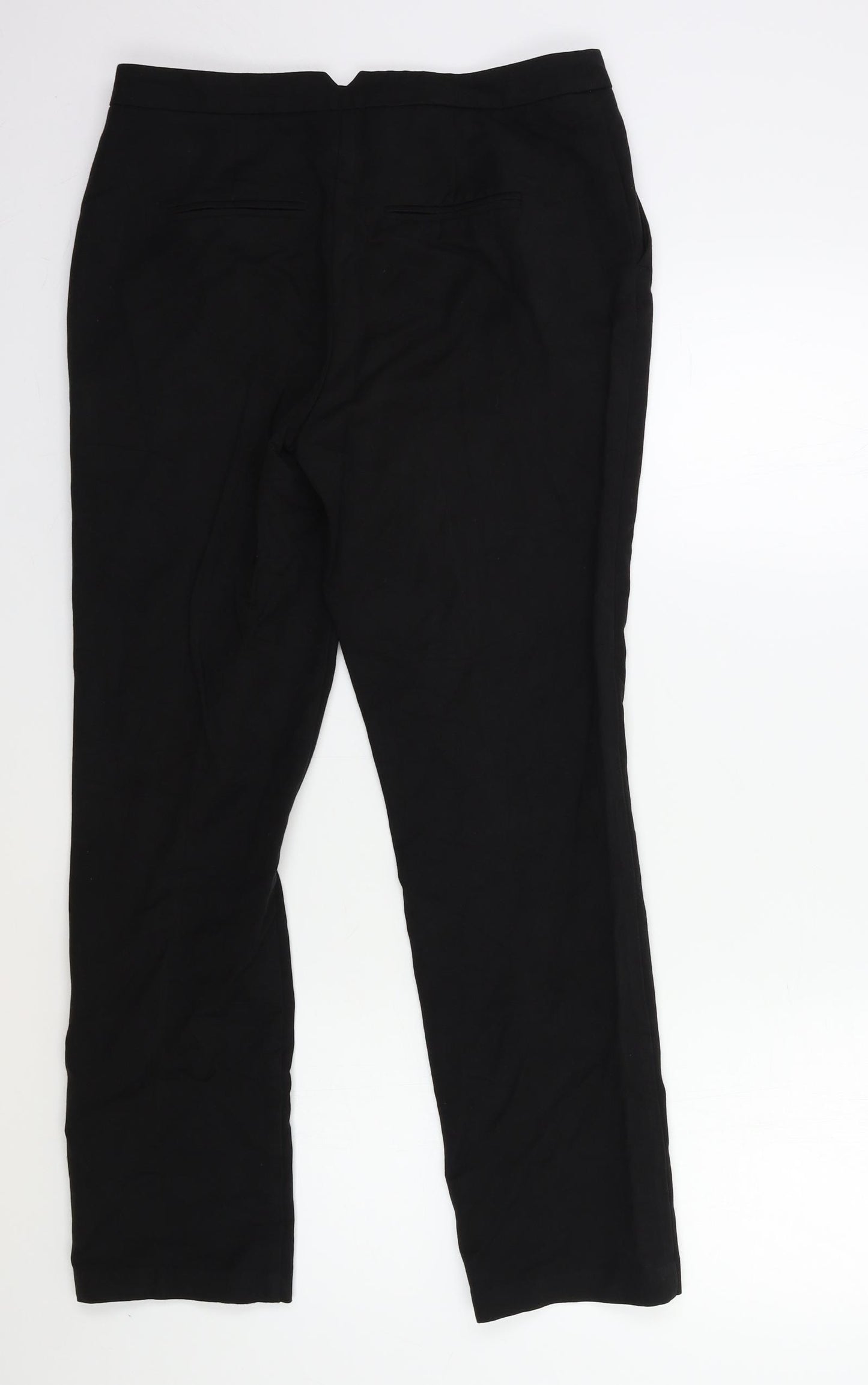 Papaya Womens Black   Trousers  Size 10 L28 in