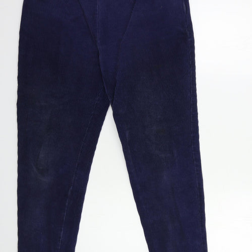 Preworn Womens Blue  Corduroy Trousers  Size 30 in L31 in
