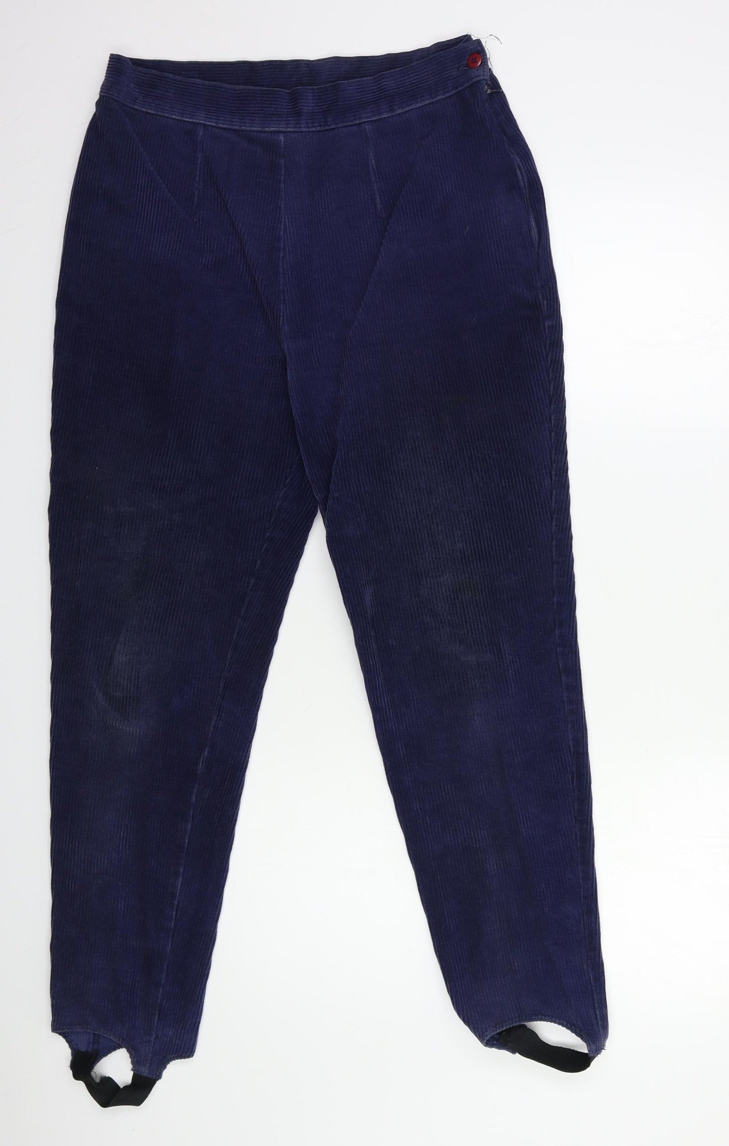 Preworn Womens Blue  Corduroy Trousers  Size 30 in L31 in