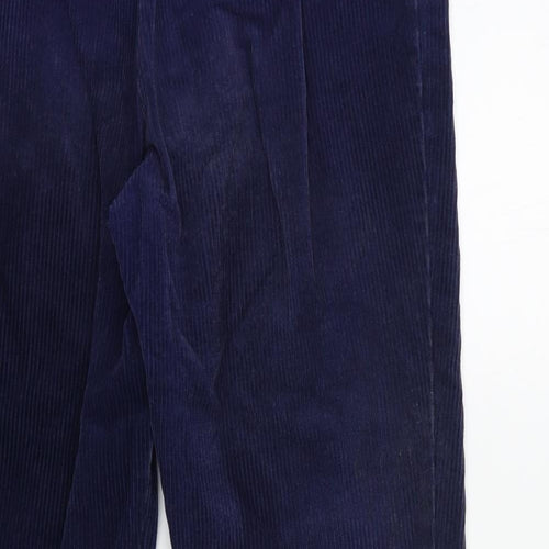 Preworn Womens Blue  Corduroy Trousers  Size 30 in L31 in