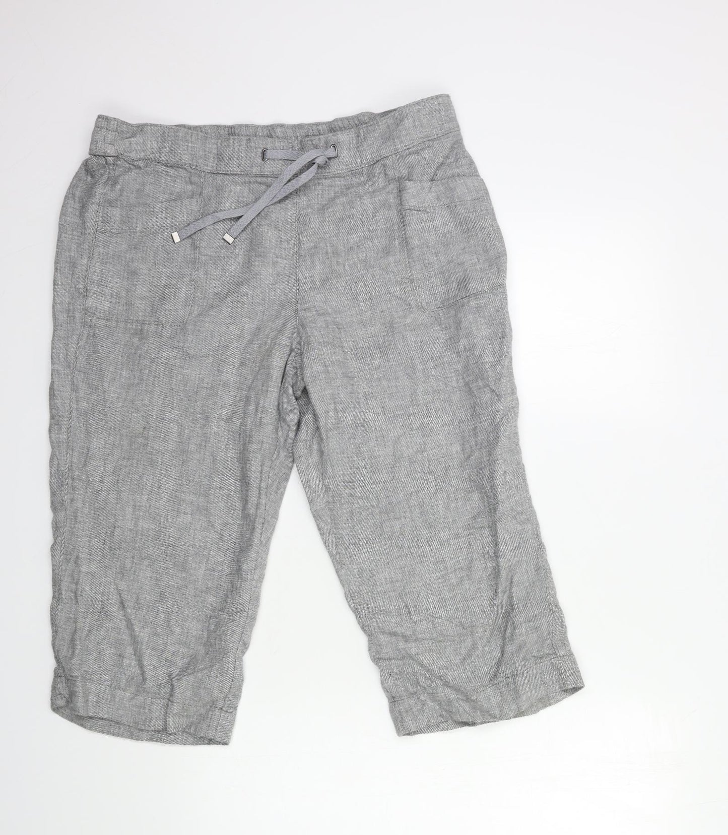 George Womens Red   Cropped Trousers Size 16 L20 in