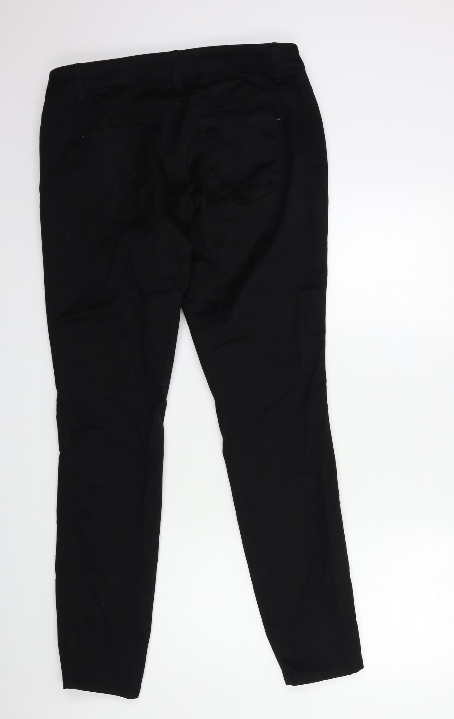 TU Womens Black  Denim Skinny Jeans Size 16 L31 in