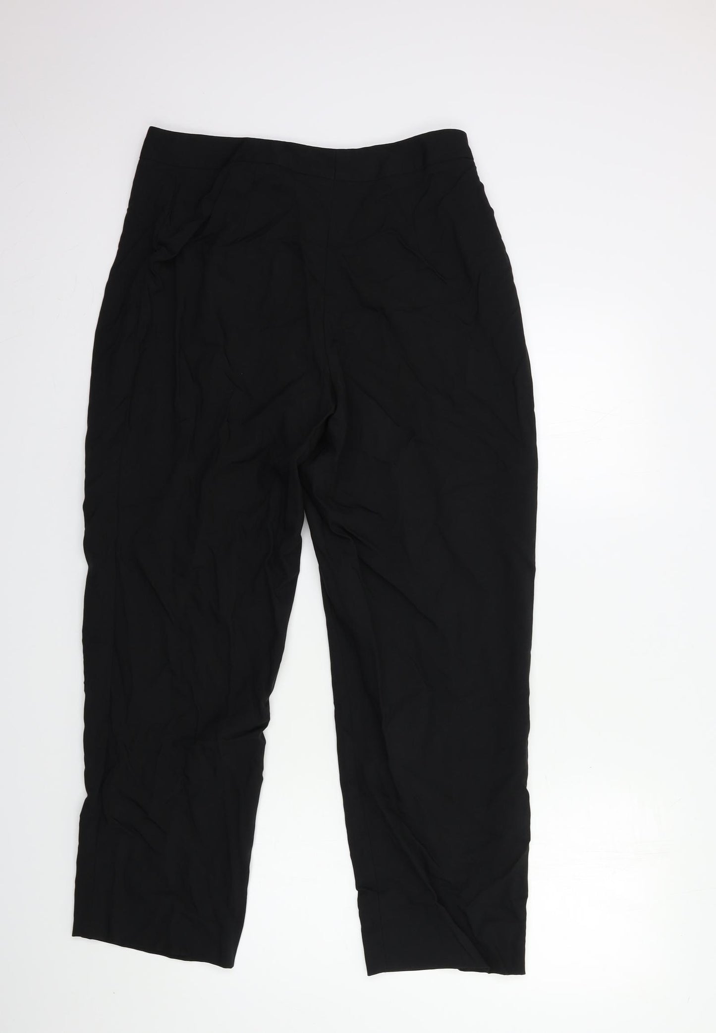 Preworn Womens Black   Trousers  Size 30 in L29 in