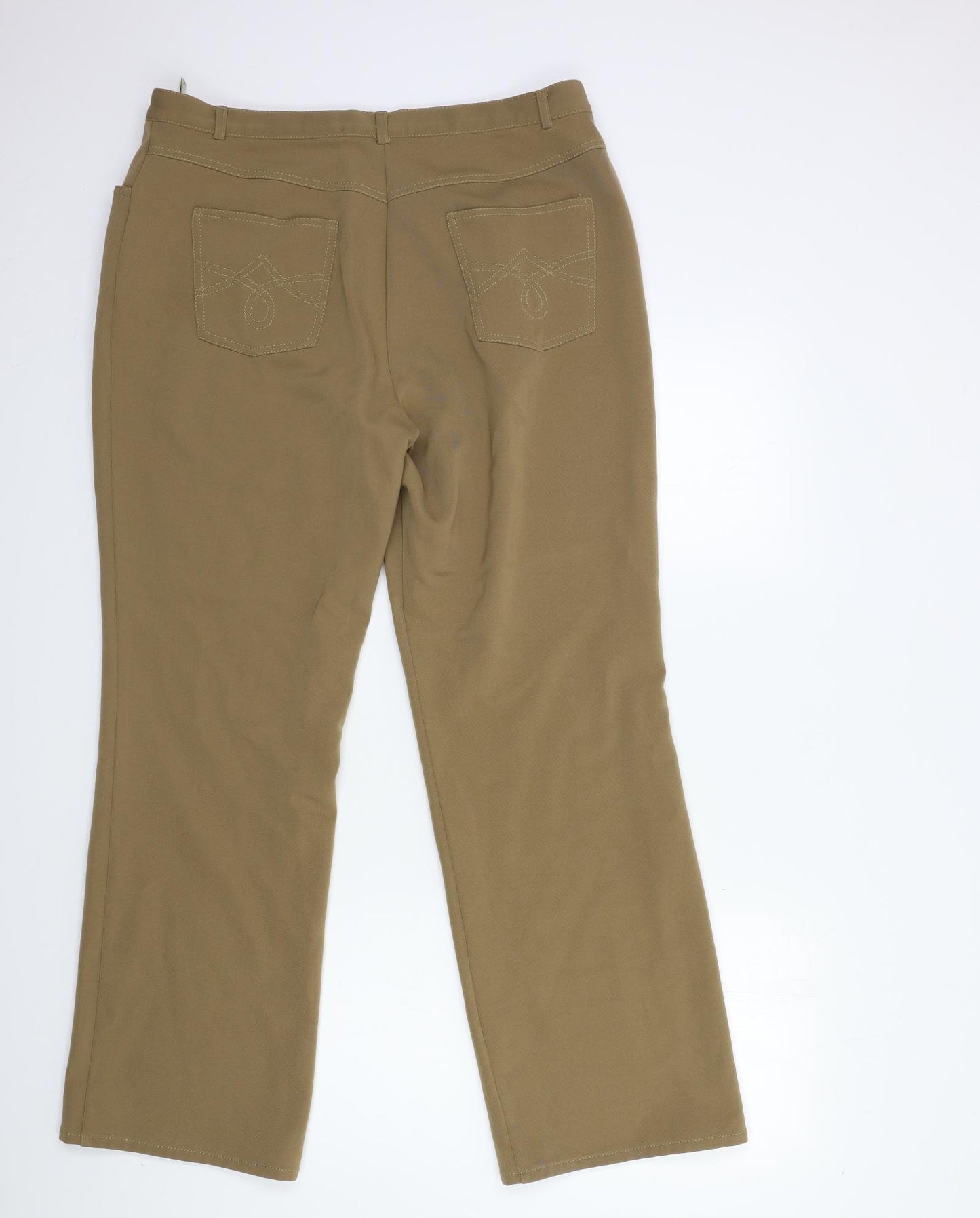 Viyella Womens Brown   Trousers  Size 14 L29 in