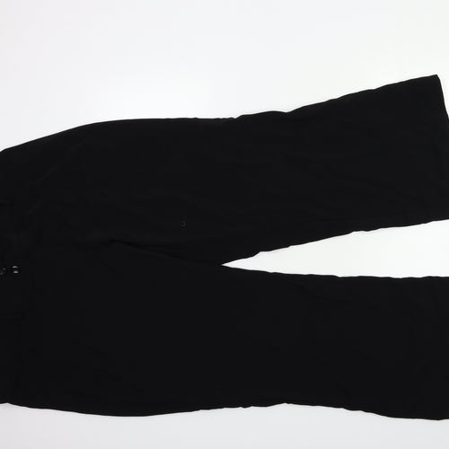 AMARANTO Womens Black   Trousers  Size 20 L30 in