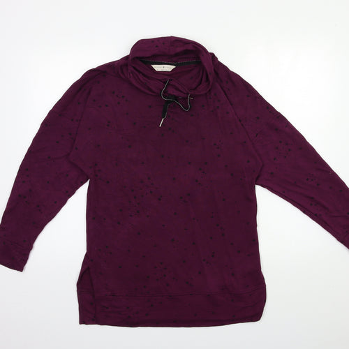 Day Dreams Womens Purple Geometric  Top Pyjama Top Size 8