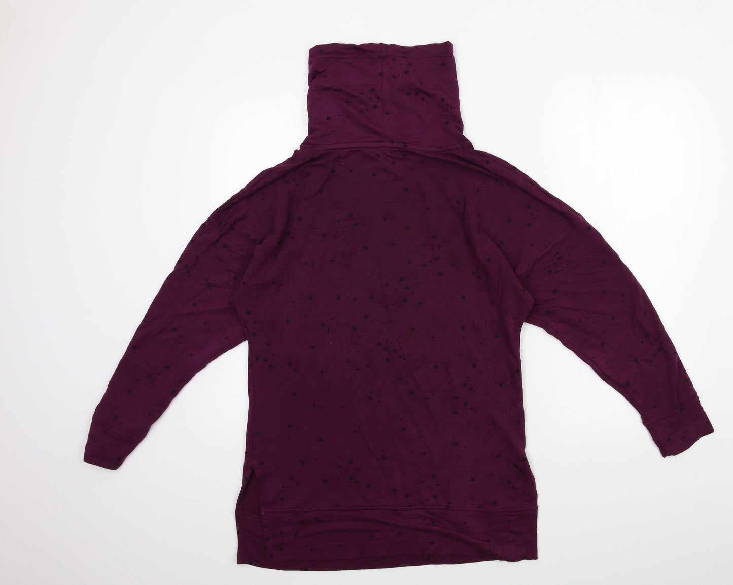 Day Dreams Womens Purple Geometric  Top Pyjama Top Size 8