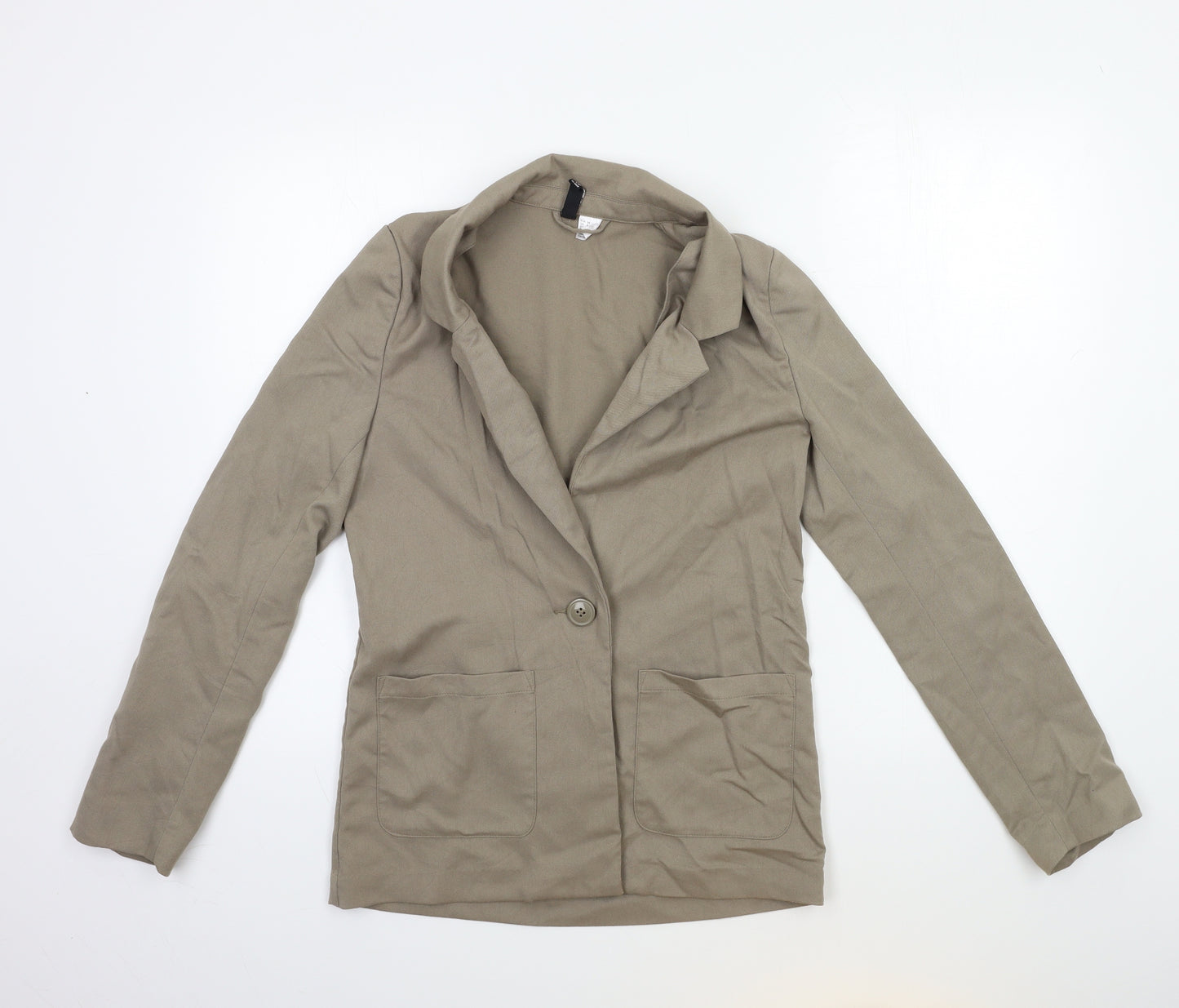 H&M Womens Grey   Jacket Blazer Size 6