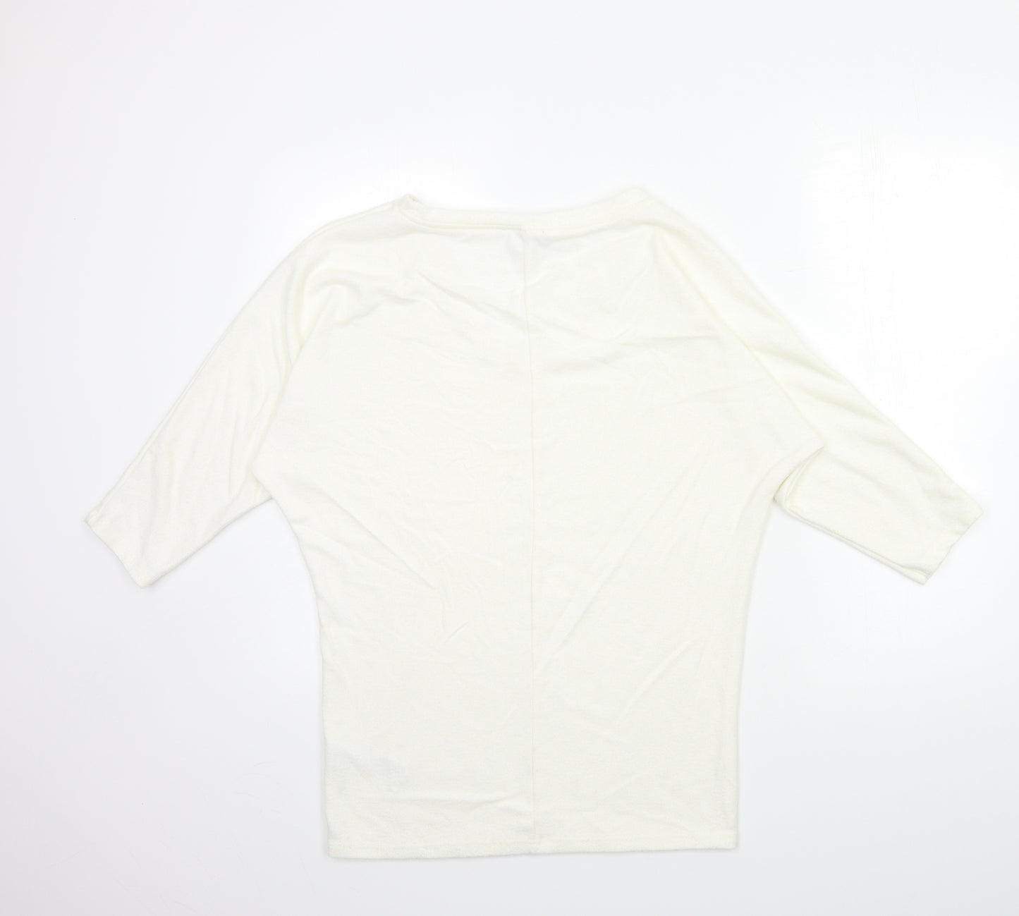 Dorothy Perkins Womens White  Knit Pullover Jumper Size 10