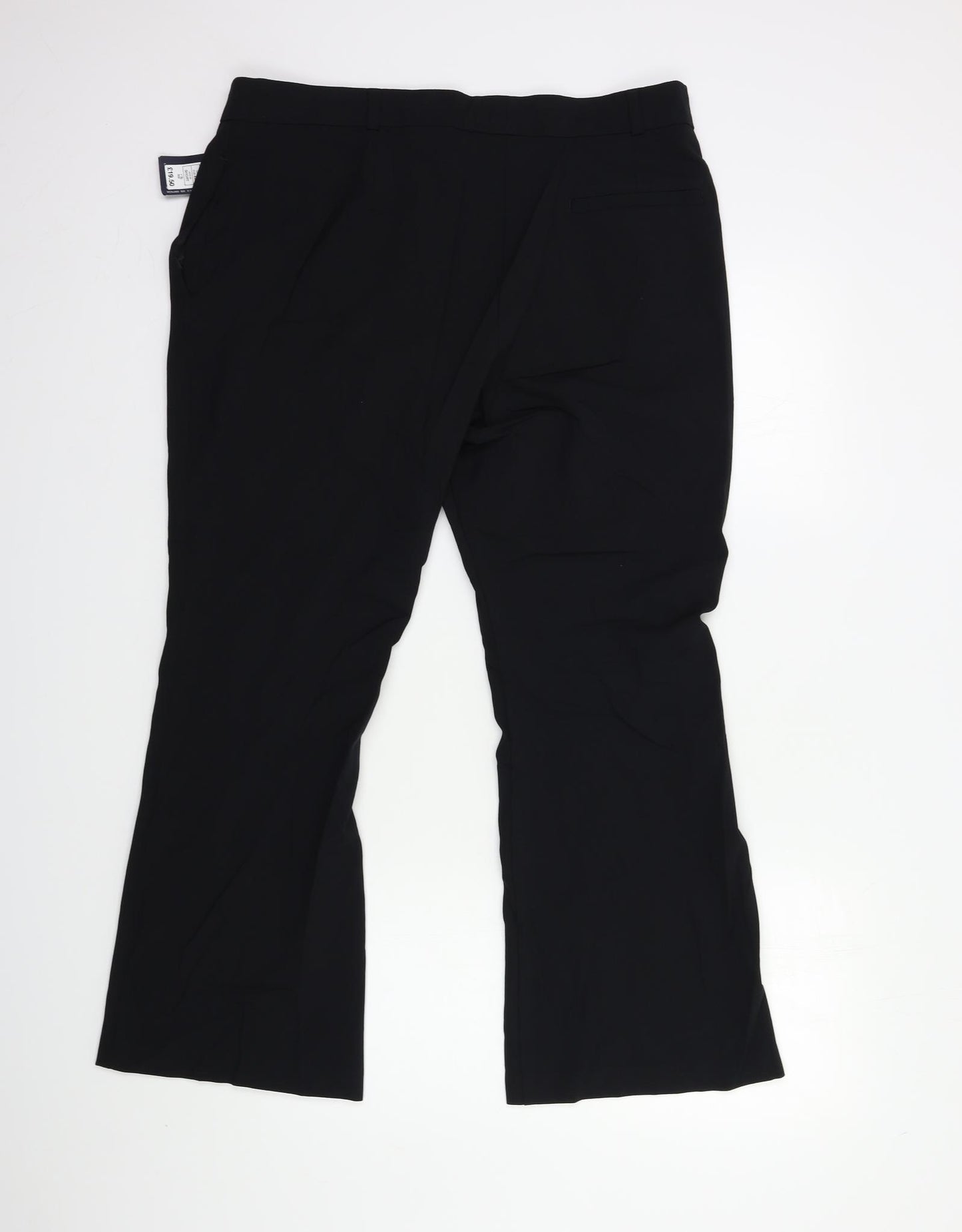 Marks and Spencer Womens Black   Trousers  Size 16 L27 in