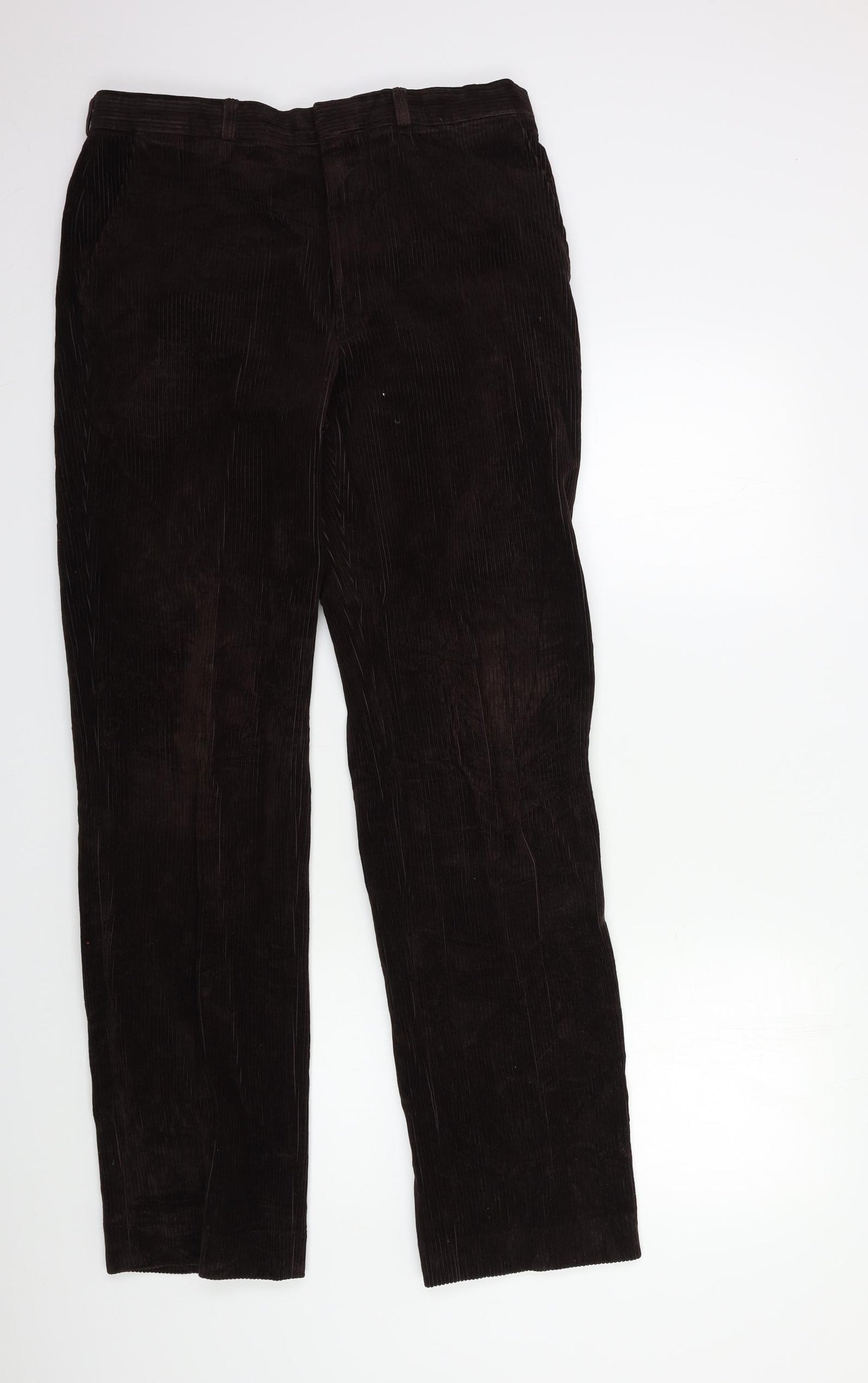 C&A Mens Brown  Corduroy Trousers  Size 34 in L33 in