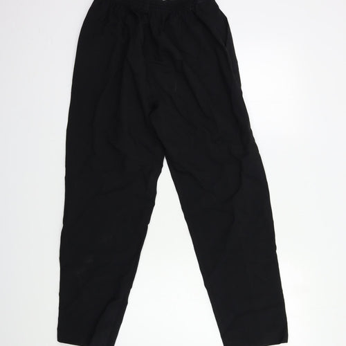 Janique Womens Black   Trousers  Size 12 L26 in