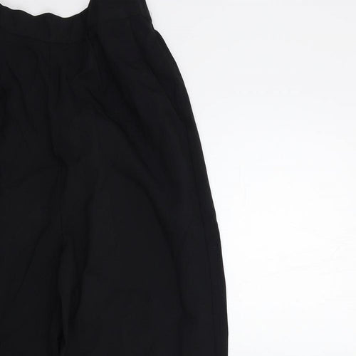 Janique Womens Black   Trousers  Size 12 L26 in