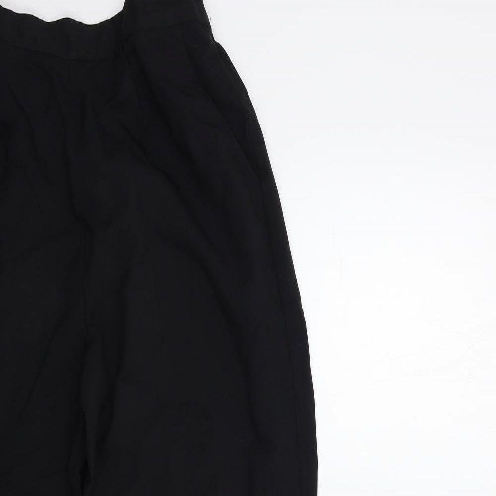 Janique Womens Black   Trousers  Size 12 L26 in