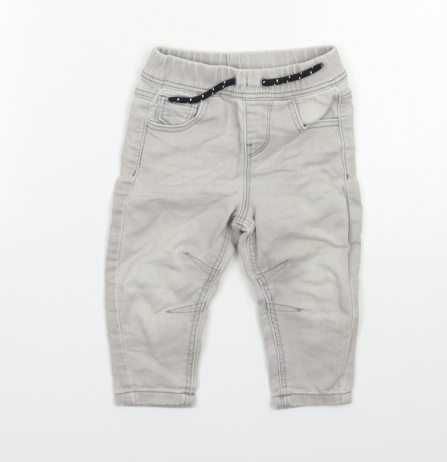 Primark Baby Grey  Denim Jogger Jeans Size 6-9 Months