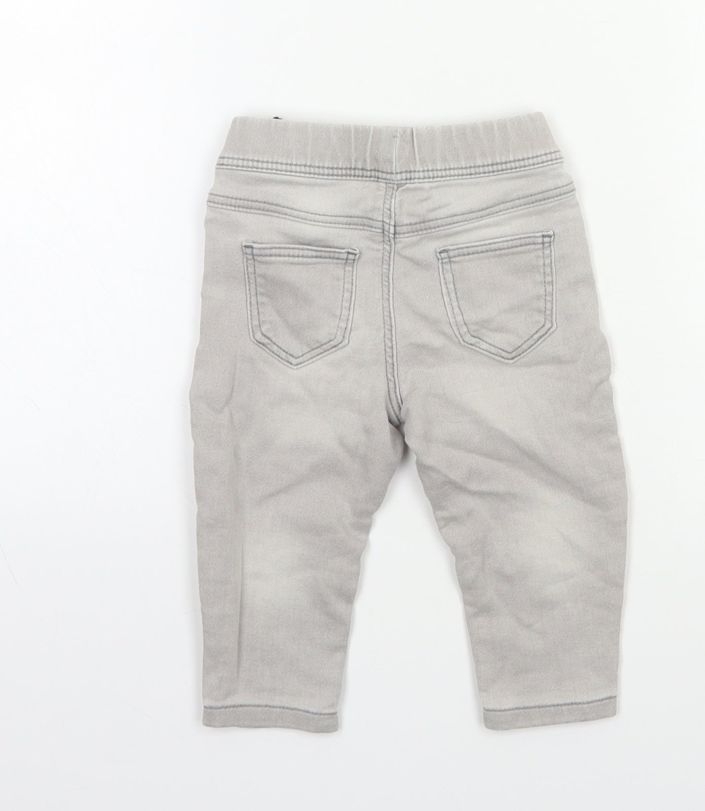 Primark Baby Grey  Denim Jogger Jeans Size 6-9 Months