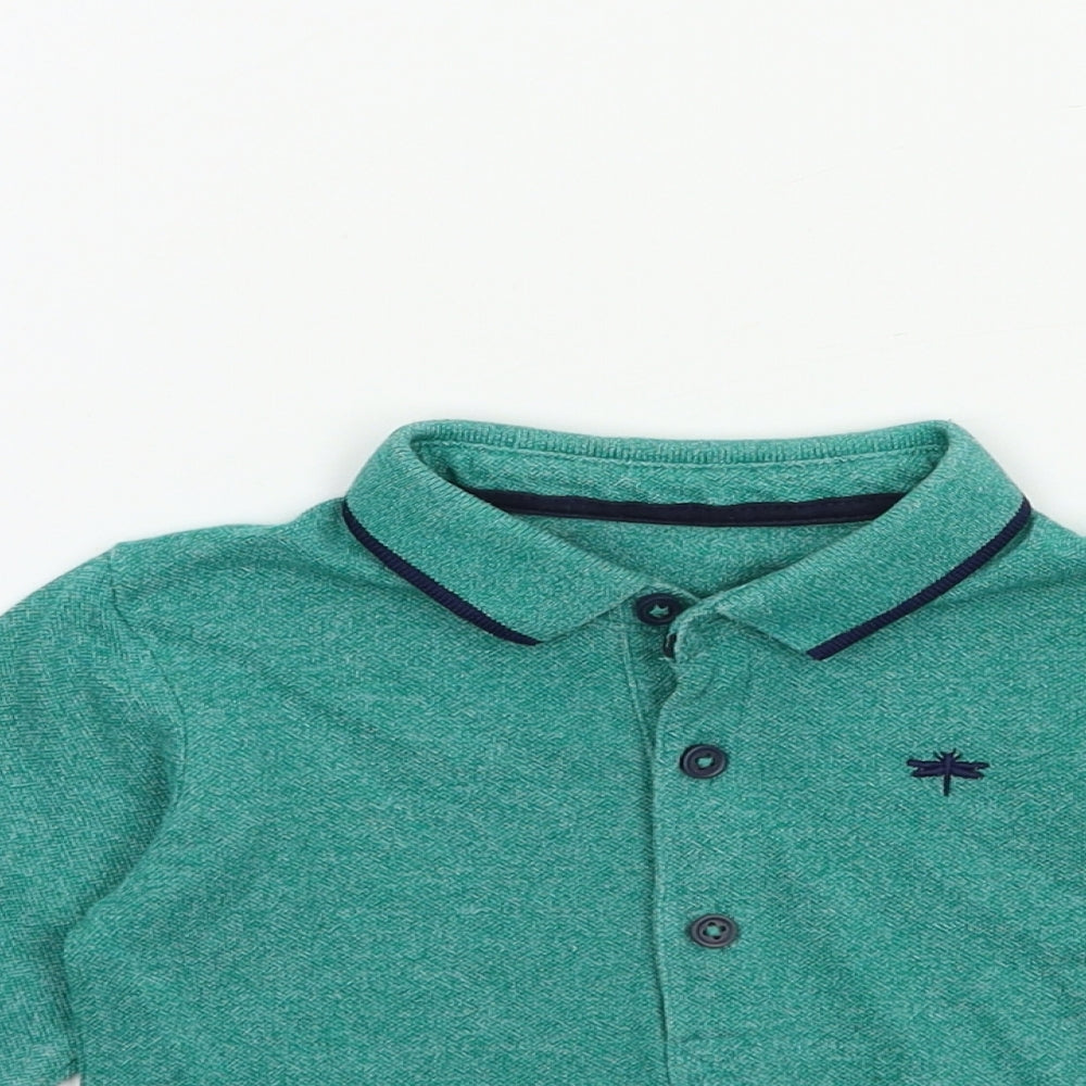Matalan Baby Green   Pullover Polo Size 9-12 Months