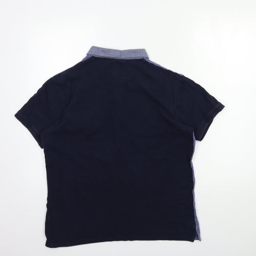 Nanny State Mens Blue    Polo Size M