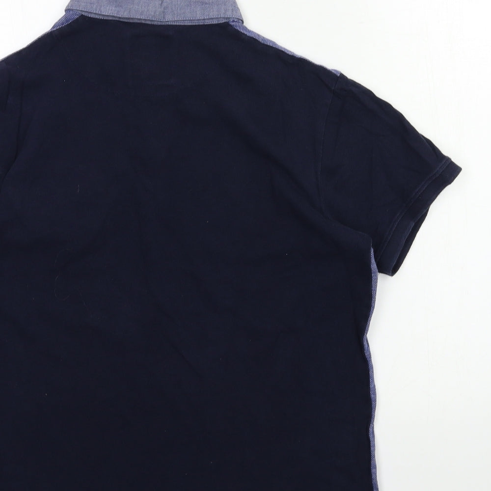 Nanny State Mens Blue    Polo Size M