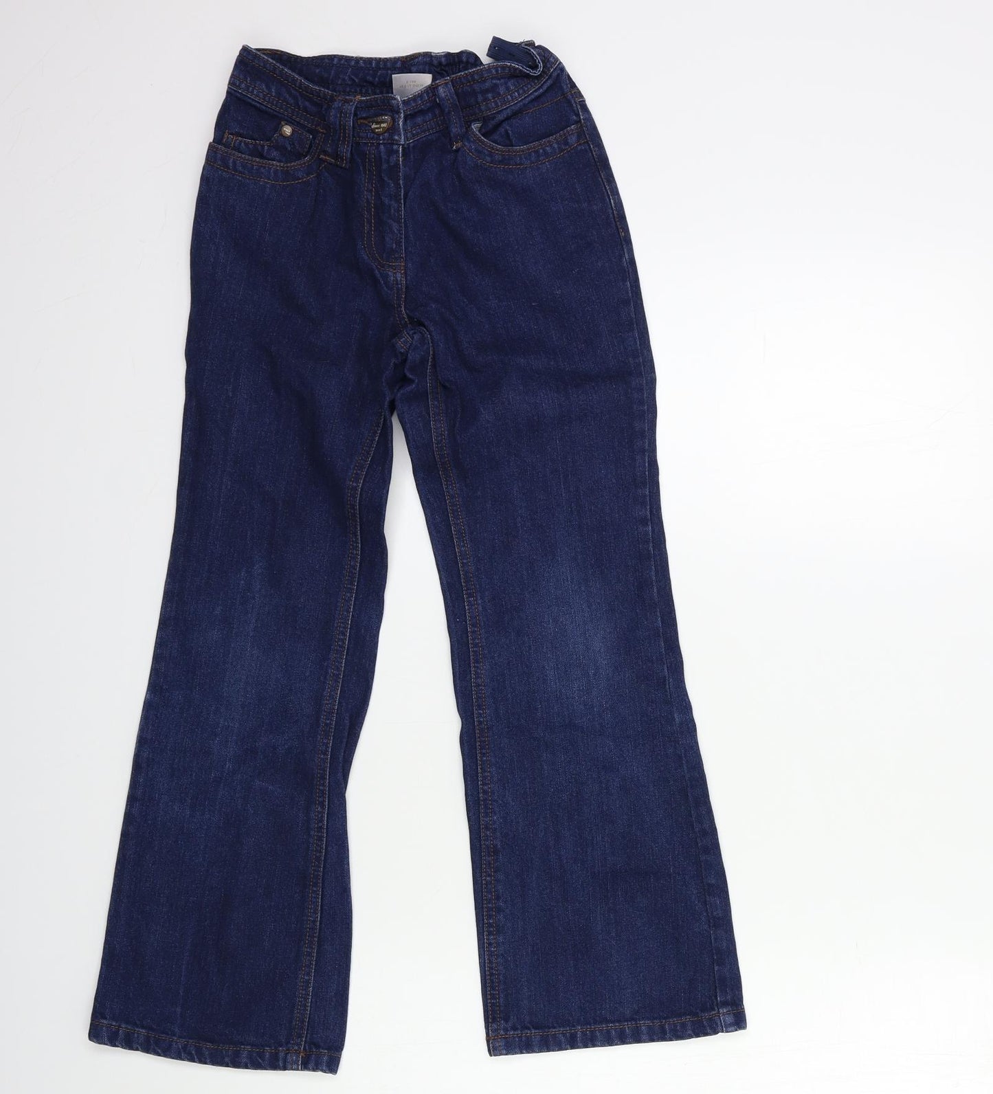 NEXT Girls Blue  Denim Wide-Leg Jeans Size 9 Years