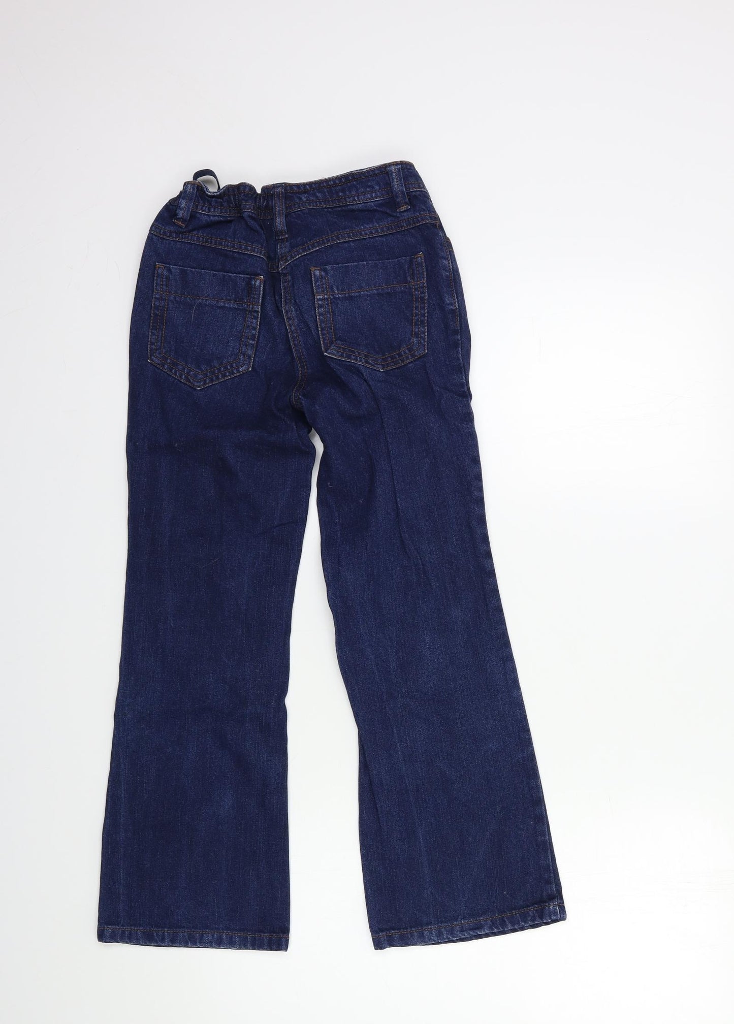 NEXT Girls Blue  Denim Wide-Leg Jeans Size 9 Years