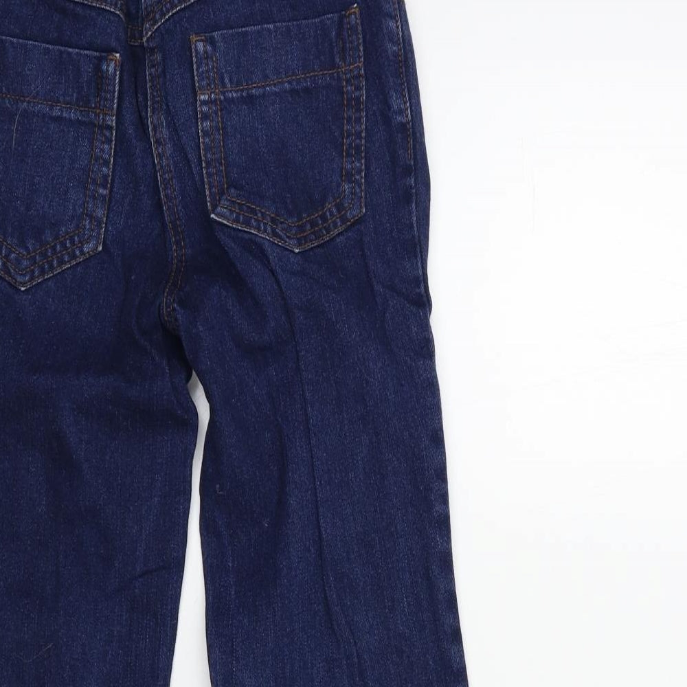 NEXT Girls Blue  Denim Wide-Leg Jeans Size 9 Years