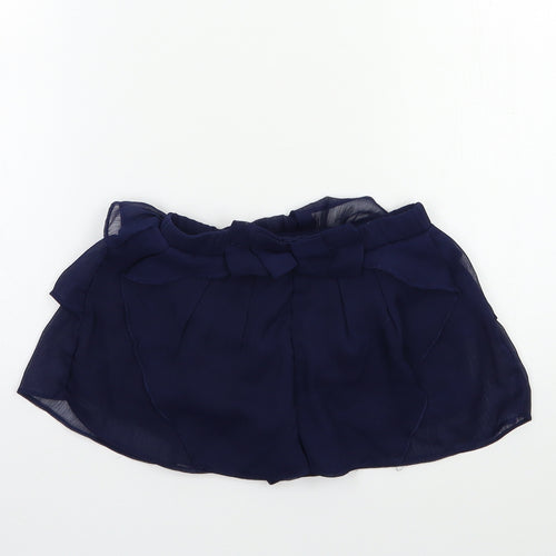 Preworn Girls Blue   Sailor Shorts Size 7-8 Years