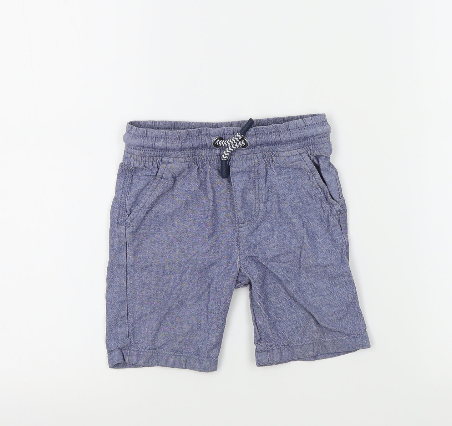 F&F Boys Blue Colourblock  Bermuda Shorts Size 2-3 Years