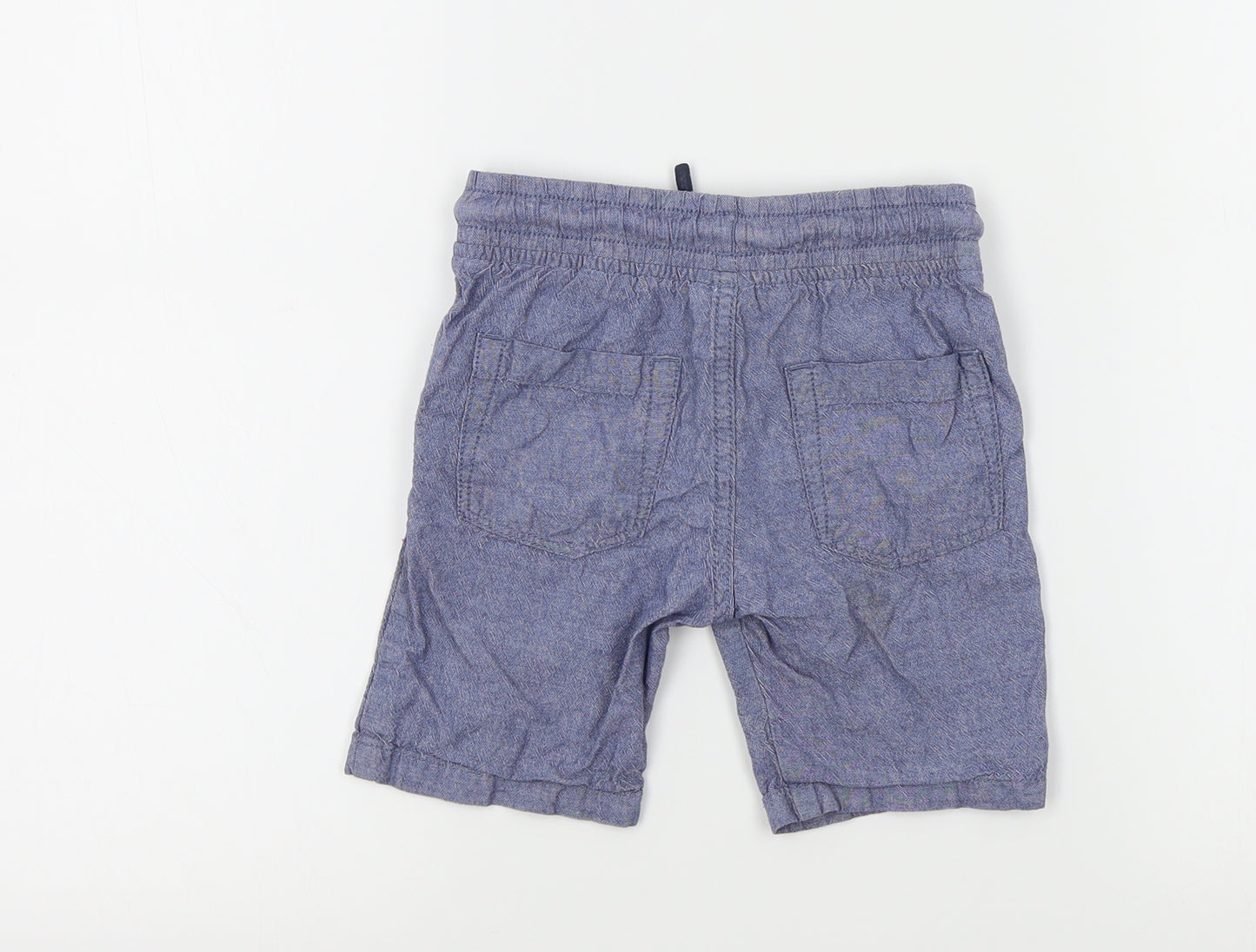 F&F Boys Blue Colourblock  Bermuda Shorts Size 2-3 Years