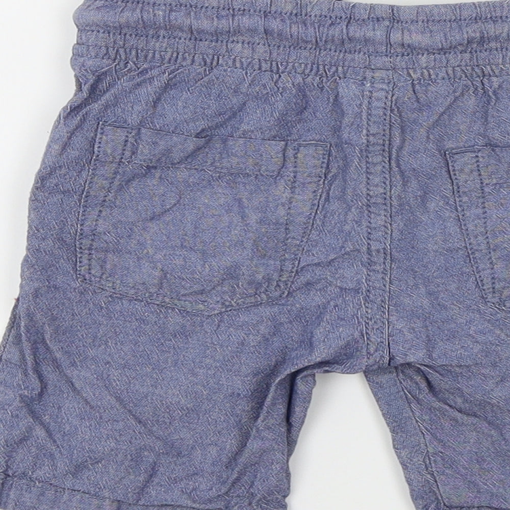 F&F Boys Blue Colourblock  Bermuda Shorts Size 2-3 Years