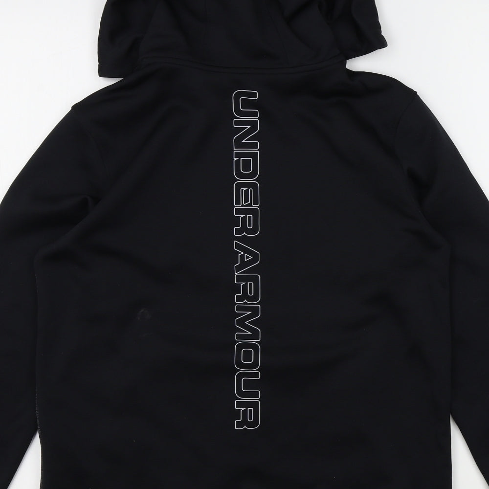 Under armour Boys Black Colourblock  Full Zip Jumper Size 12-13 Years