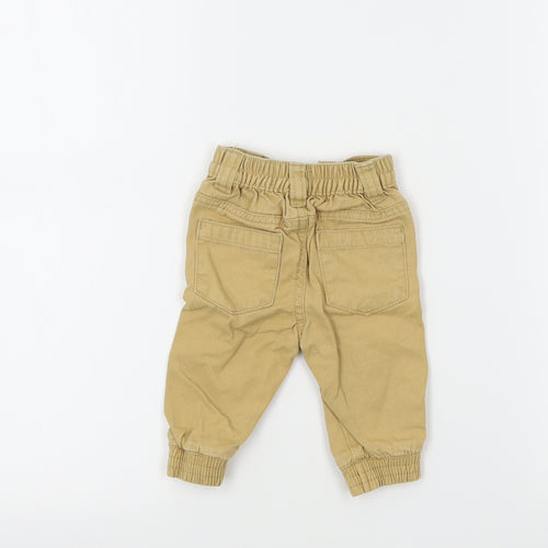 Earlydays Baby Beige Colourblock  Capri Jeans