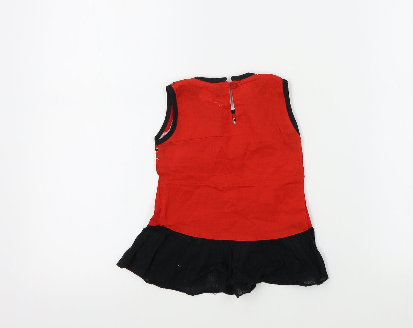 alam's Girls Red Floral  A-Line  Size 18 Months