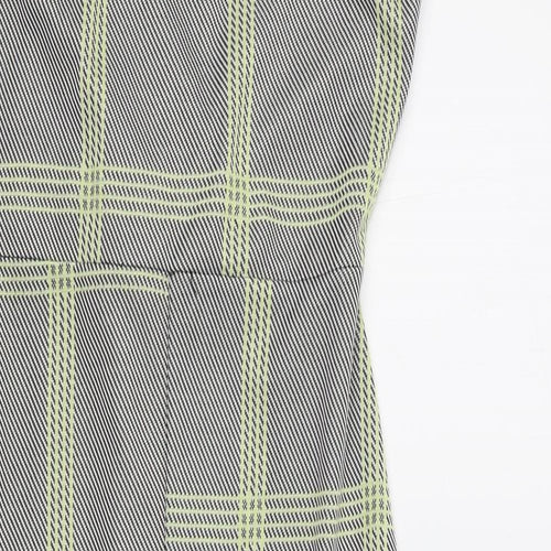 Pink Boutique Womens Black Geometric  A-Line  Size M