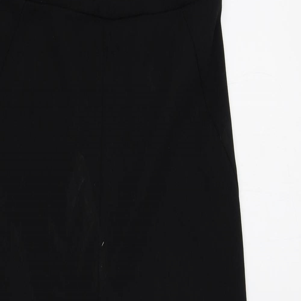 Miss Selfridge Womens Black Colourblock  Jumpsuit One-Piece Size 12 L29 in